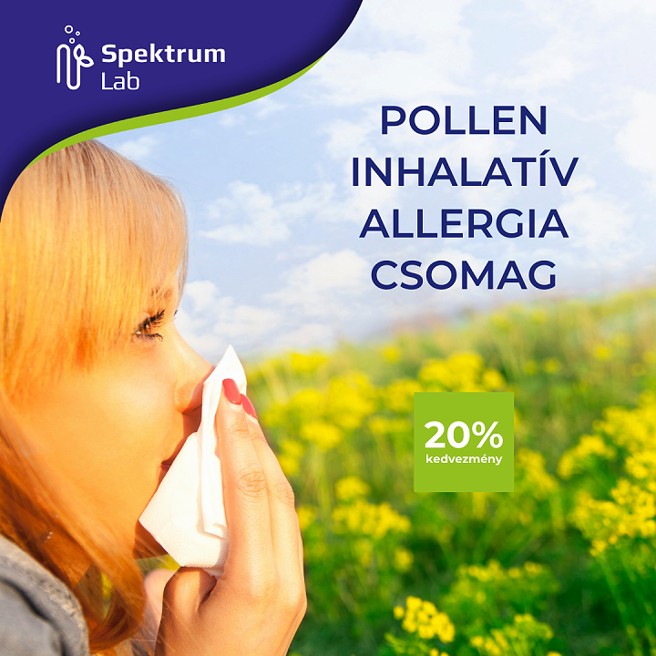 Pollen inhalatív allegiapanelünk most 20% kedvezménnyel